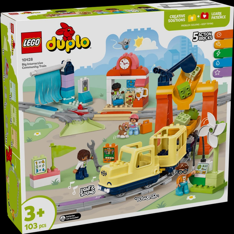 Big Interactive Community Train - 103 Pcs