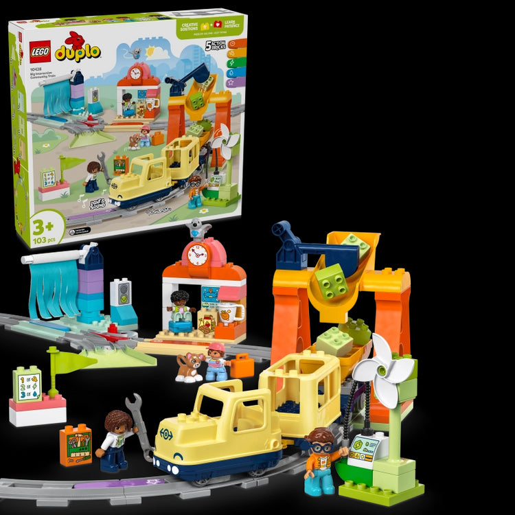 Big Interactive Community Train - 103 Pcs