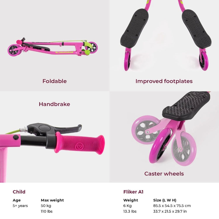 Yfliker A1 Air 2018 Refresh- Pink/Green