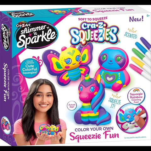 Shimmer 'n Sparkle Color Your Own Squeezie Fun