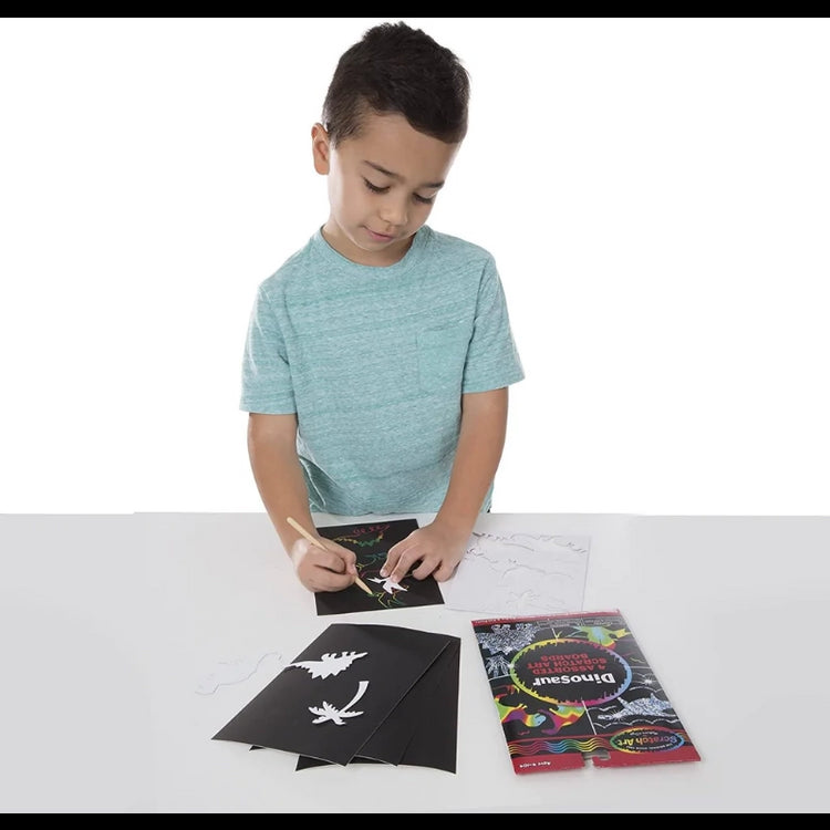 Scratch Magic Draw And Learn- Dinosaurs