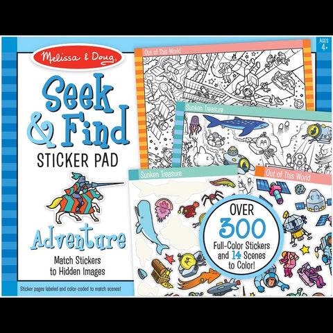 Seek & Find Sticker Pad- Adventure