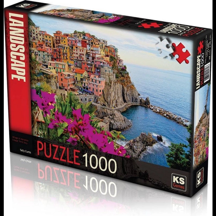 Village of Manarola Cinque Terre Italy Puzzle- 1000 Pcs