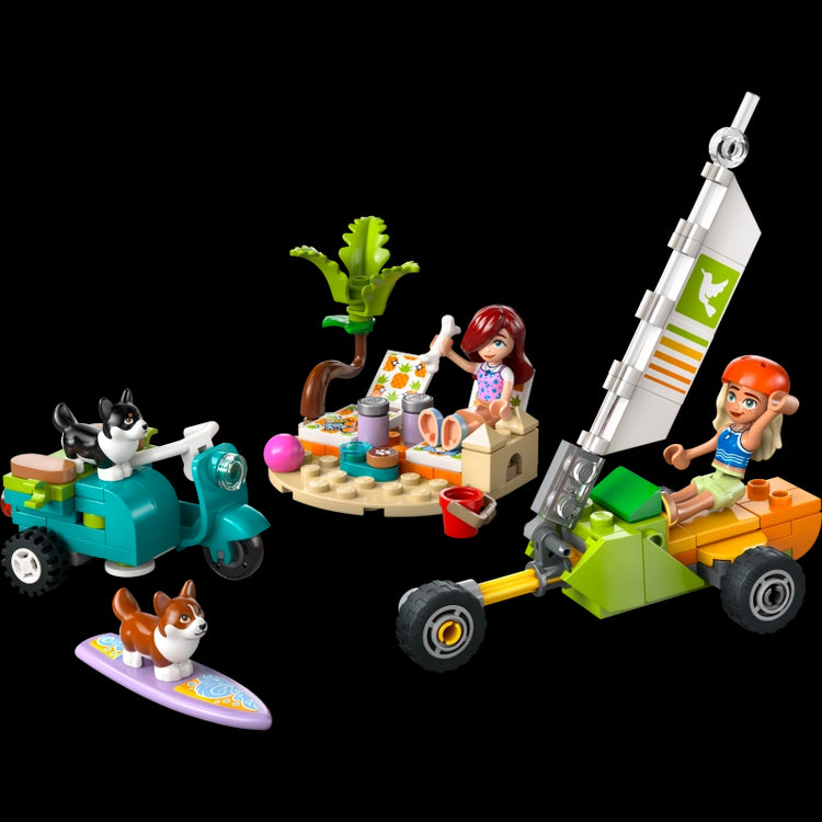 Surfing Dogs and Scooter Adventure- 113 Pcs