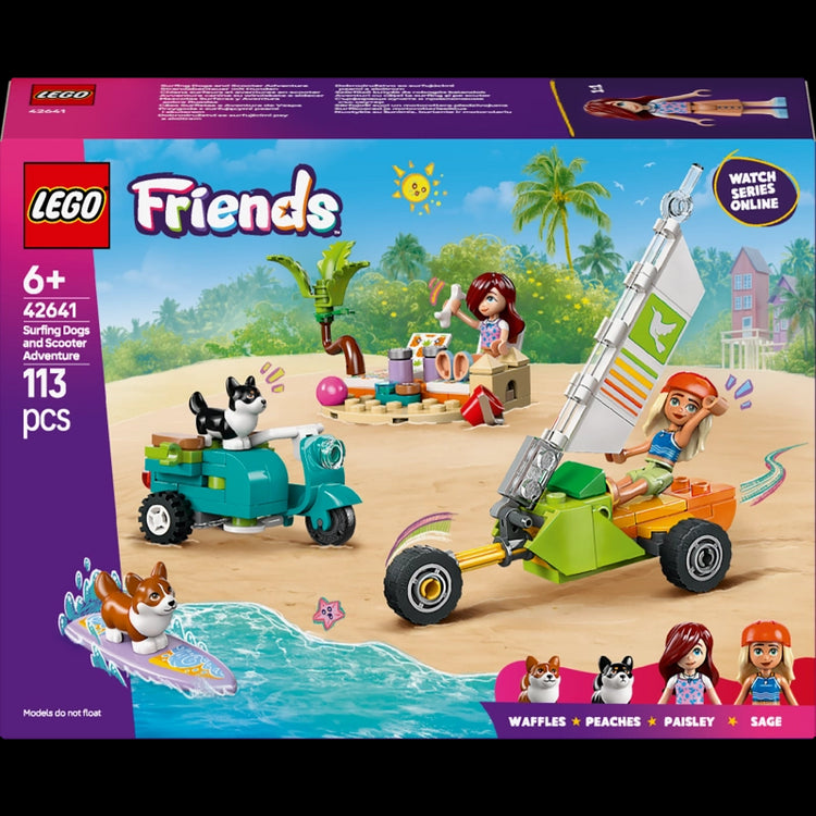 Surfing Dogs and Scooter Adventure- 113 Pcs