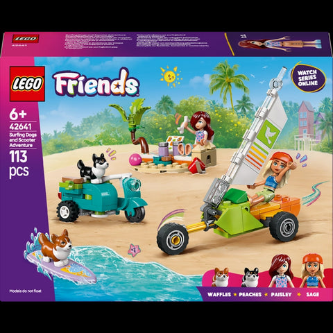 Surfing Dogs and Scooter Adventure- 113 Pcs