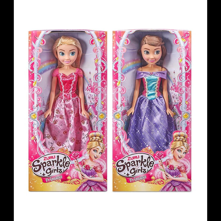 Sparkle Girlz 18" Princess Doll- Brown Hair