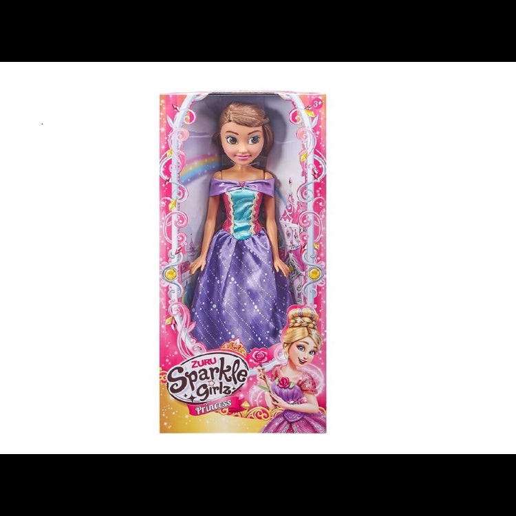 Sparkle Girlz 18" Princess Doll- Brown Hair