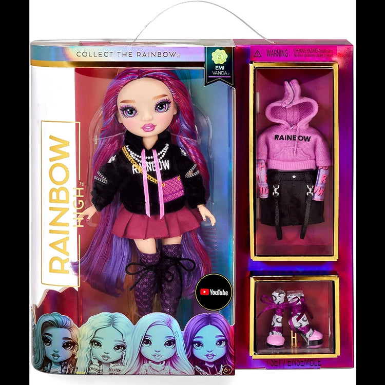 Rainbow High Series 3 Emi Vanda Fashion Doll- Orchid (Deep Purple)