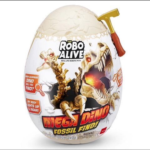 Robo Alive Mega Dino Fossil Find Surprise Egg- Series 1