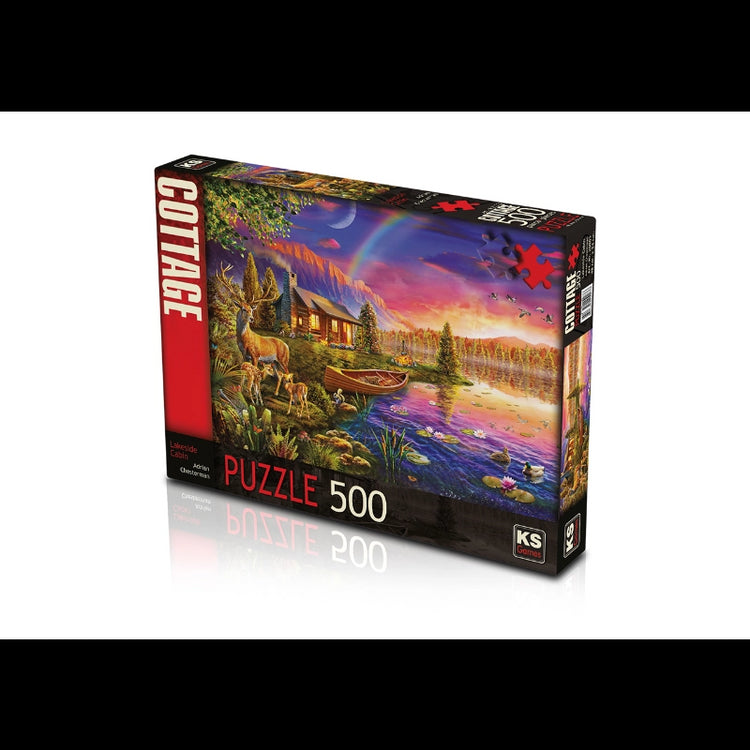 Lakeside Cabin Puzzle- 500 Pcs