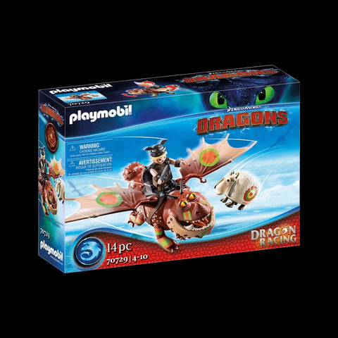 Dragon Racing: Fishlegs and Meatlug- 14 Pcs