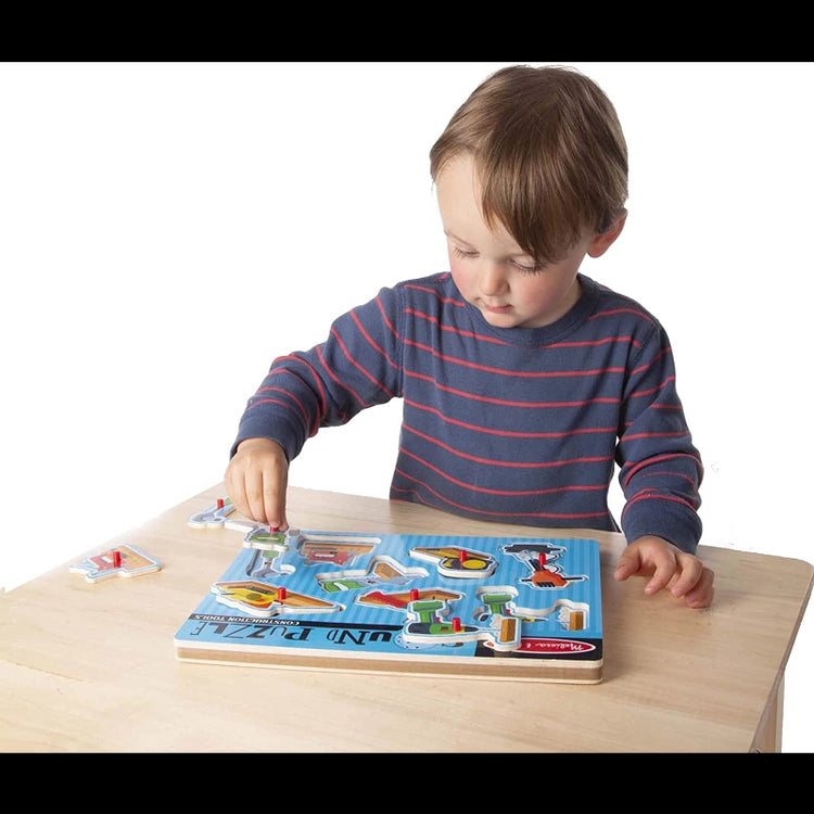 Construction Tools Sound Puzzle- 8 Pieces
