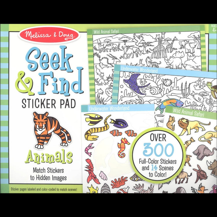 Seek & Find Sticker Pad- Animal