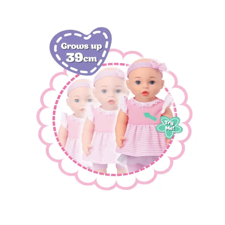 Baby Habibi Active Doll Growing Up Baby 14-Inch