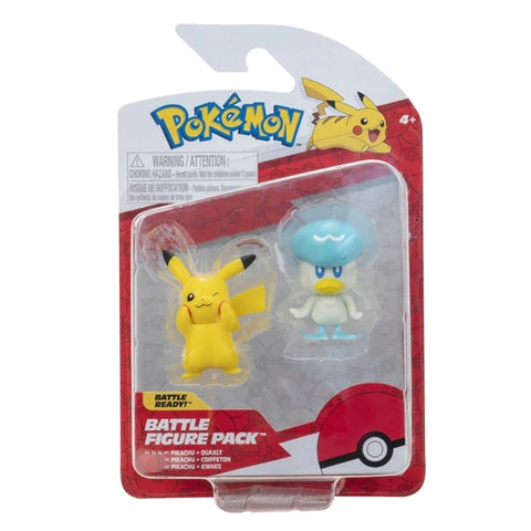 Pokemon Battle Figures Generation IX 2 Pack- Quaxly & Pikachu #8