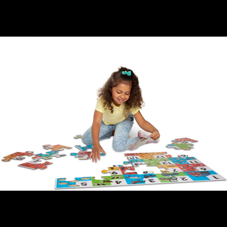 Farm Number Floor Puzzle- 24 Pieces