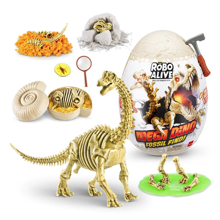Robo Alive Mega Dino Fossil Find Surprise Egg- Series 1