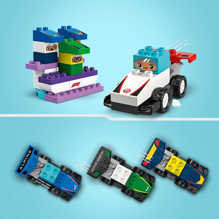 Team Race Cars & Drivers - 70 Pcs