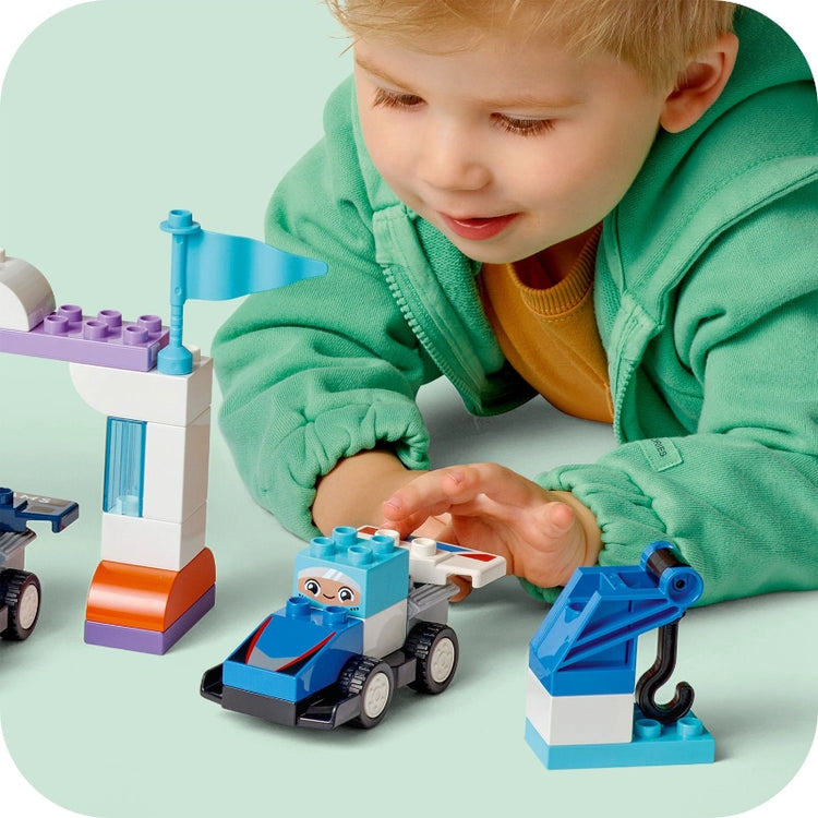 Team Race Cars & Drivers - 70 Pcs