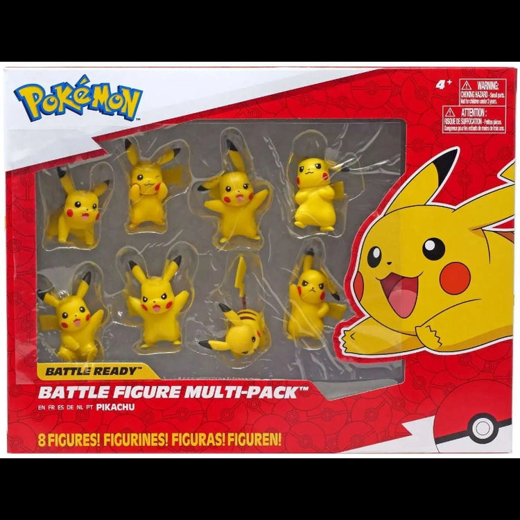Pokemon Battle Figure Multipack 8 Figures (Pikachu)