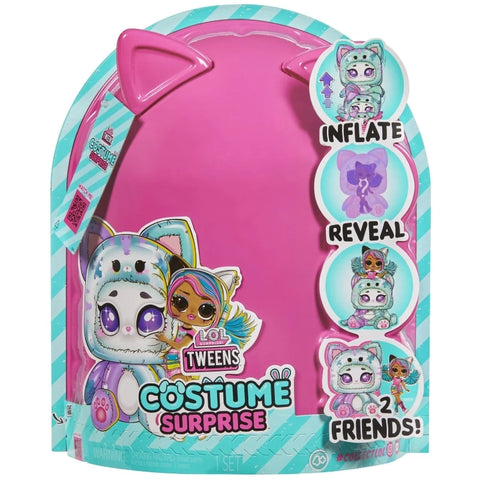 L.O.L. Surprise Tweens Costume Surprise Emma Emo Fashion Doll with Inflatable Kitty Costume