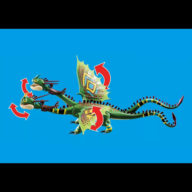 Dragon Racing: Ruffnut and Tuffnut with Barf and Belch- 30 Pcs