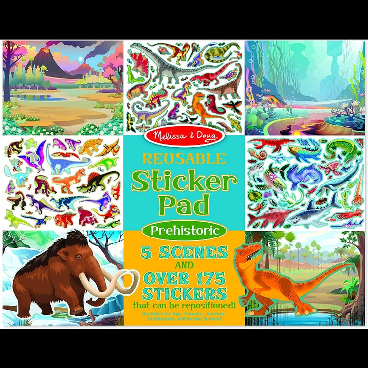 Reusable Sticker Pad- Prehistoric