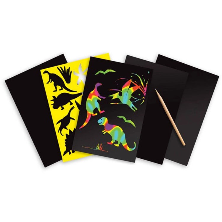 Scratch Magic Draw And Learn- Dinosaurs