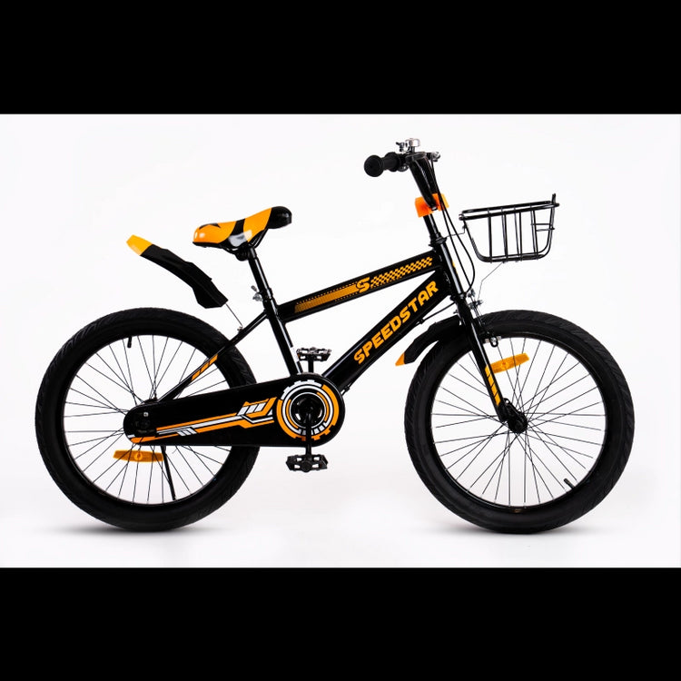 SpeedStar Bicycle 20-Inch- Black/Orange