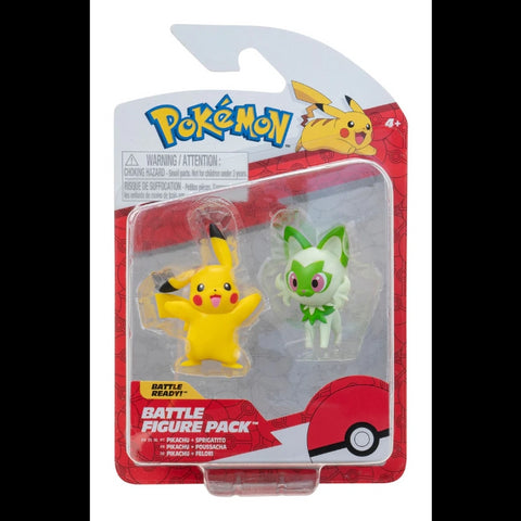 Pokemon Battle Figures Generation IX 2 Pack- Sprigatito & Pikachu #6