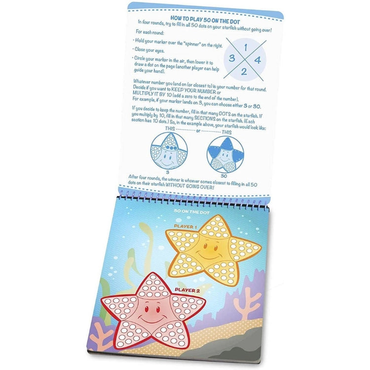 Write-On / Wipe-Off Activity Games Pad