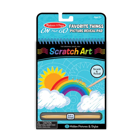 On The Go Scratch Art: Hidden Picture Pad- Favorite Things