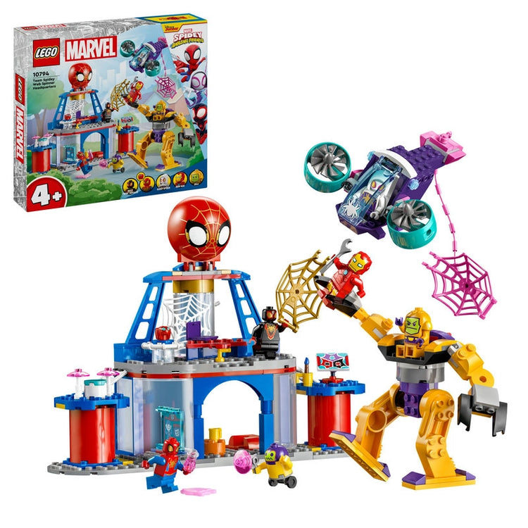 Team Spidey Web Spinner Headquarters- 193 Pcs
