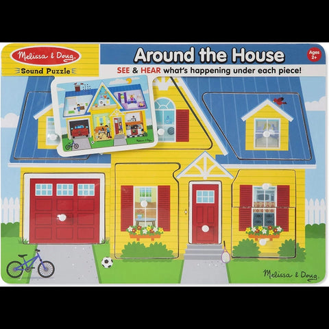 Around the House Sound Puzzle- 8 Pieces