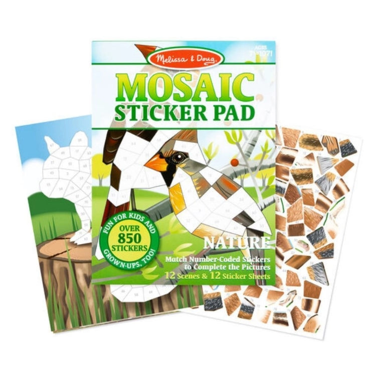 Mosaic Sticker Pad- Nature