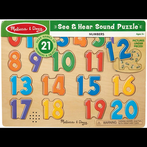 Numbers Sound Puzzle- 21 Pieces