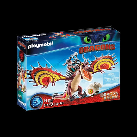 Dragon Racing: Snotlout and Hookfang- 14 Pcs
