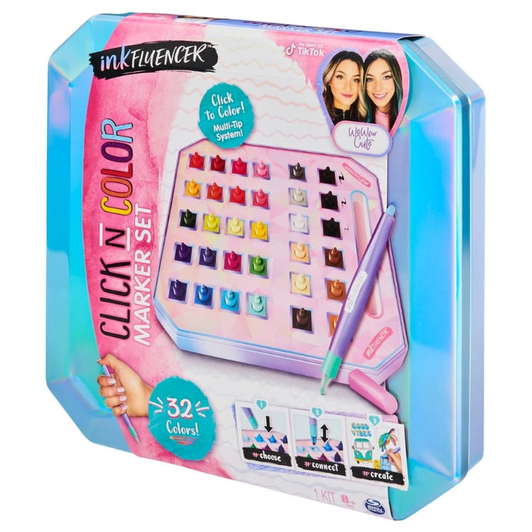 Inkfluencer Click N Color Marker Set