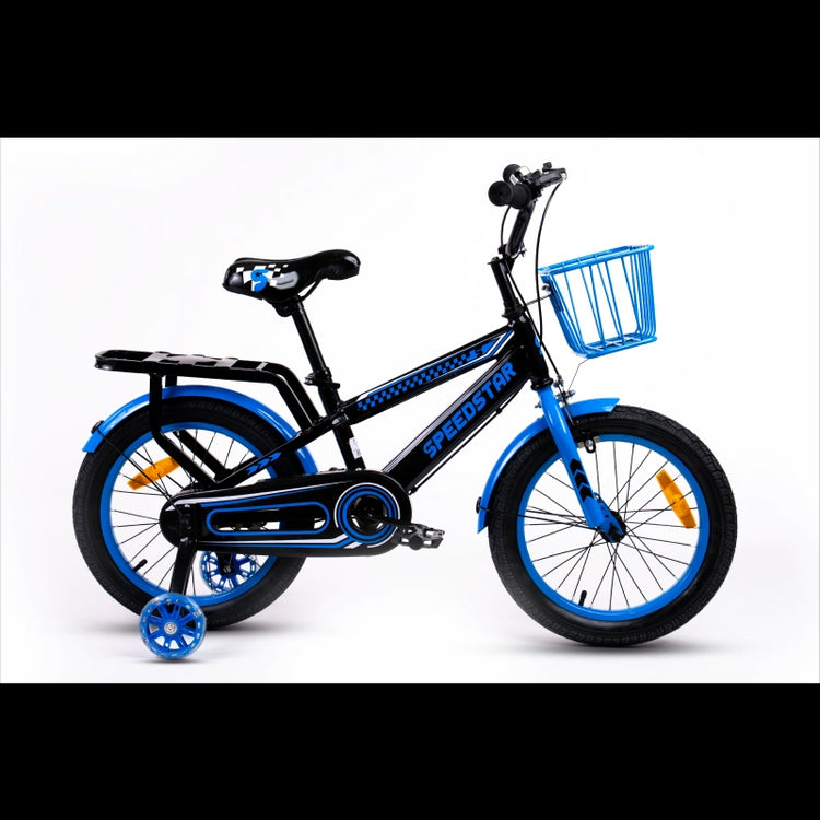 SpeedStar Bicycle 16-Inch- Black/Blue