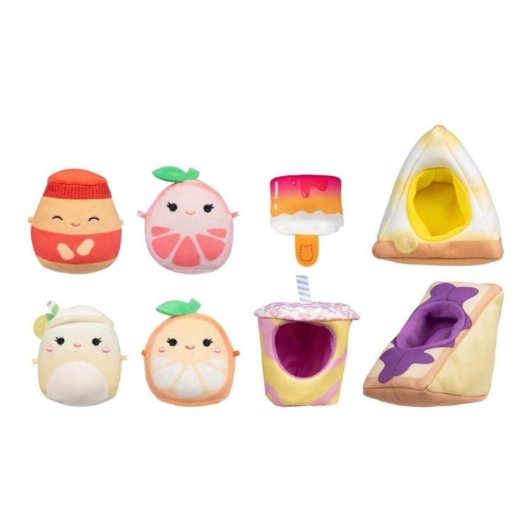 Micromallows 2.5" Squishmallows Snack Machine Deluxe Plush Accessory Set