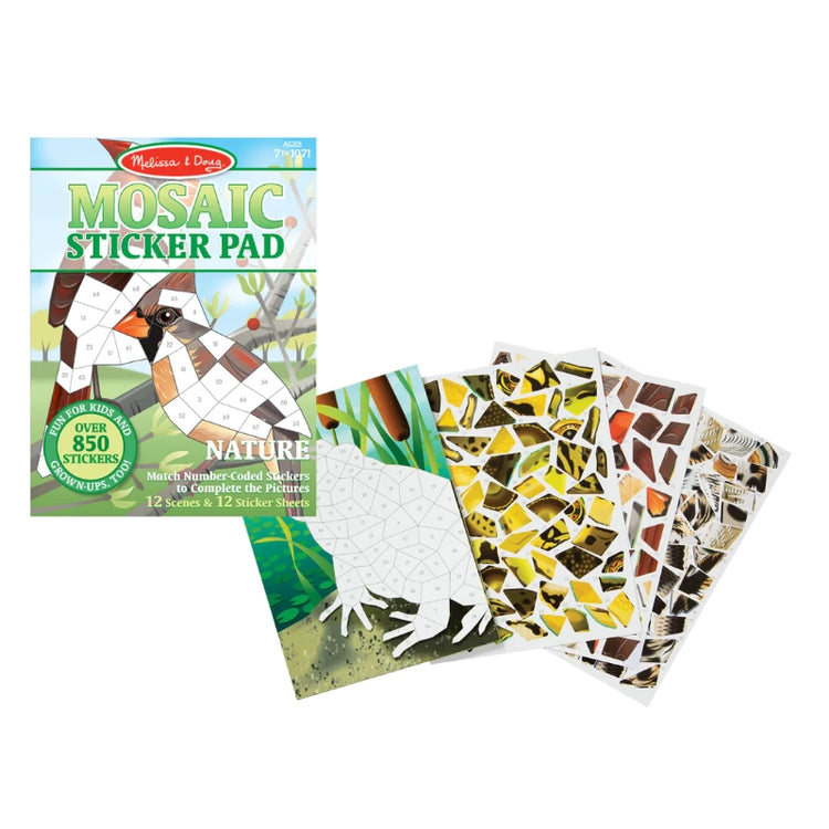 Mosaic Sticker Pad- Nature (+850 Stickers)