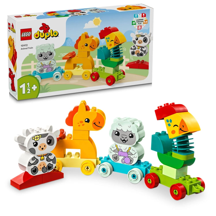 Animal Train - 19 Pcs