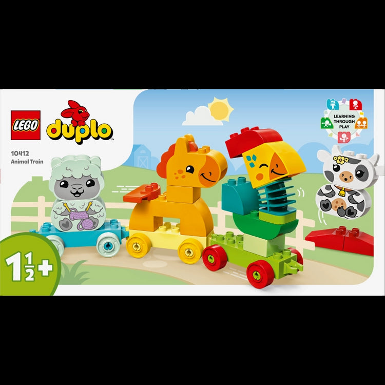 Animal Train - 19 Pcs