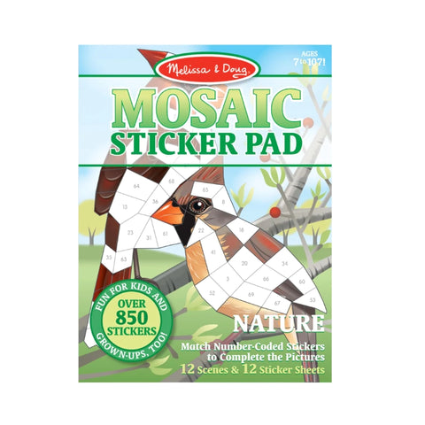 Mosaic Sticker Pad- Nature (+850 Stickers)