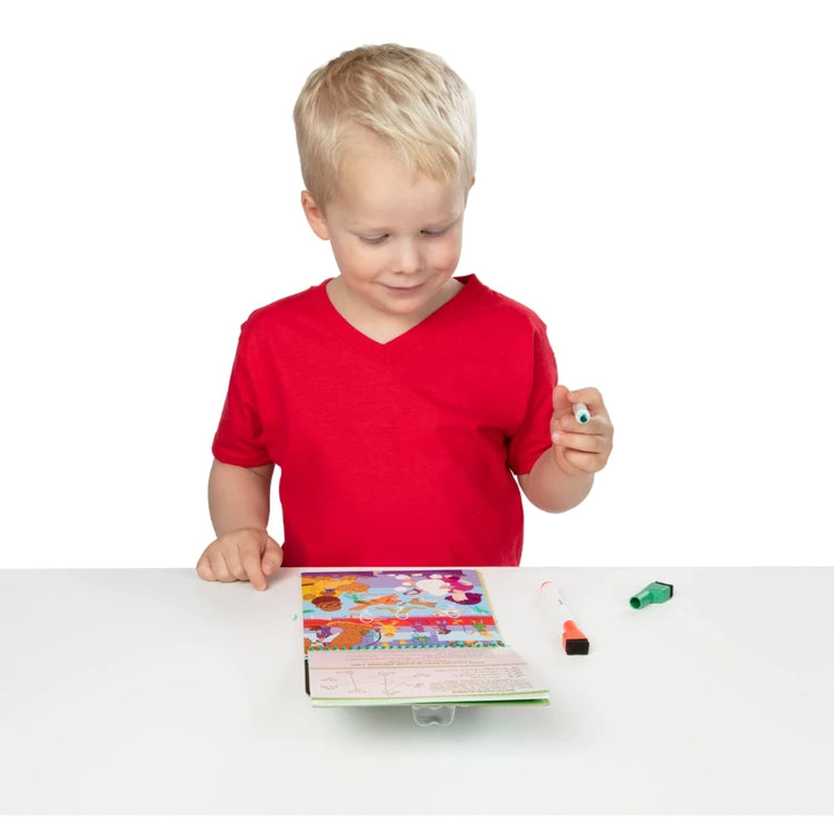 Animal Games Wipe-Off Activity Pad