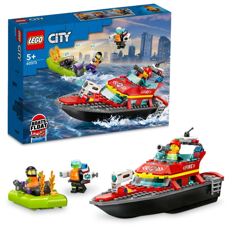 Fire Rescue Boat- 144 Pcs