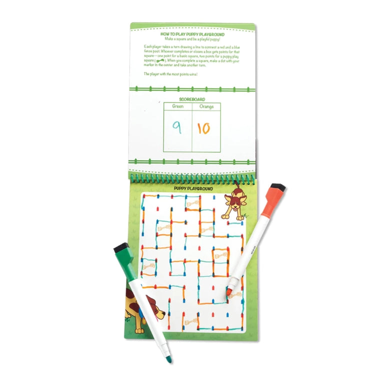 Animal Games Wipe-Off Activity Pad