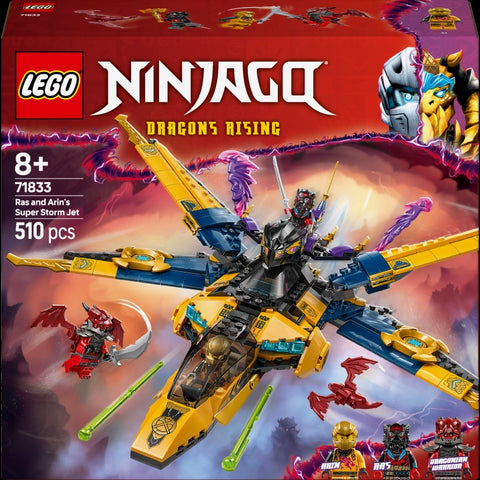 Ras and Arin's Super Storm Jet- 510 Pcs