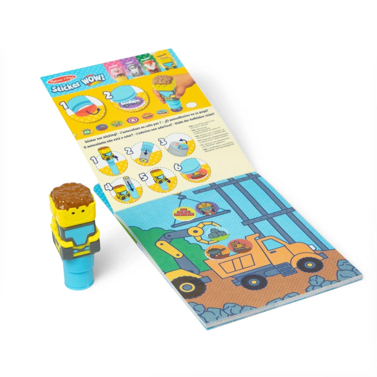 Sticker Wow! Activity Pad & Sticker Stamper- Bulldozer